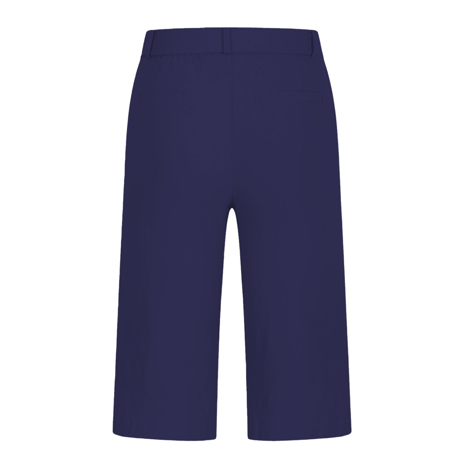 thumbnail image 4 of Leggings de sarga elásticos de cinco octavos para mujer: pantalones informales de pierna recta, cómodos para el uso diario, disponibles en colores lisos., 4 of 5